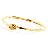 18ct Gold Vermeil Clasped Hands Bangle