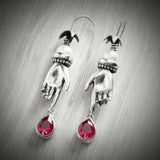 Blood is Thicker Ruby Earrings