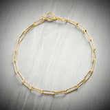 Gold Vermeil Paperclip Chain