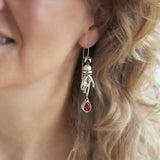 Blood is Thicker Ruby Earrings