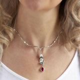 Blood is thicker - Ruby Necklace