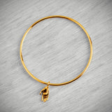 18ct Gold Vermeil Tiny Hand Bangle