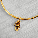 18ct Gold Vermeil Tiny Hand Bangle