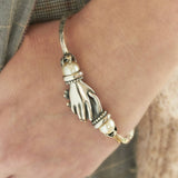 Clasped Hands Bangle
