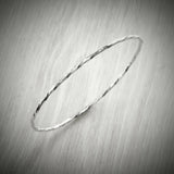 Slimline Twisted Bangle